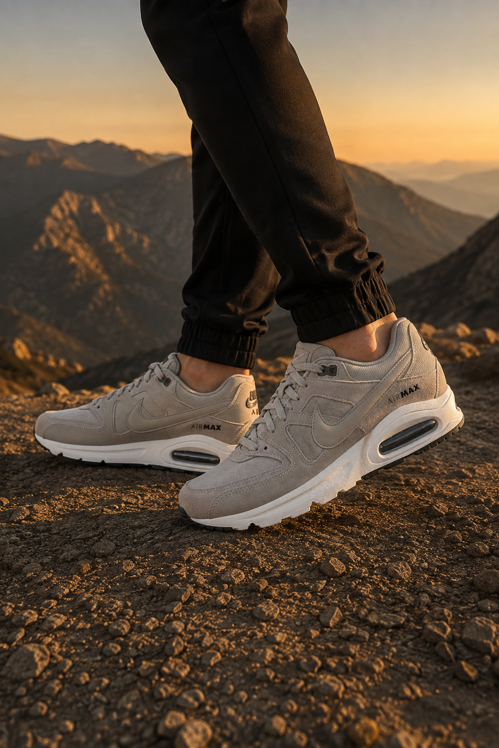 Nike Air Max Command PRM Men's Shoes – Light Taupe / Light Taupe / Black