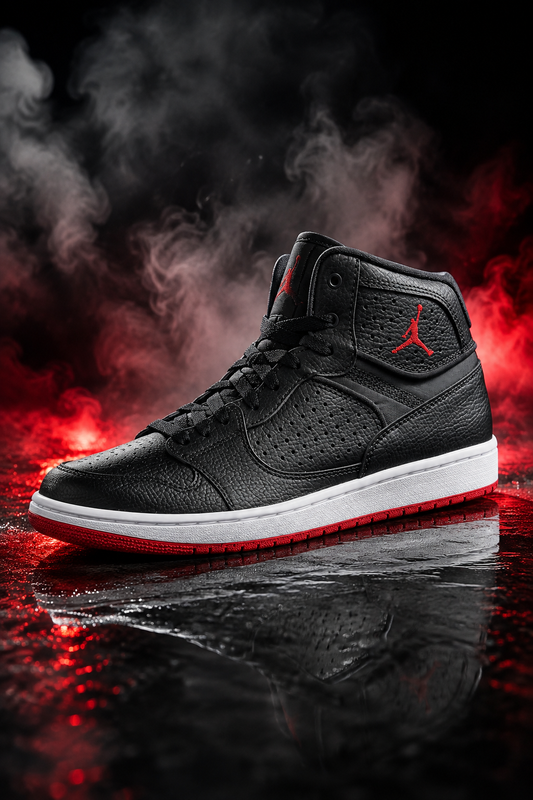 Jordan Access Basketball Shoes – Black / Gym Red / White