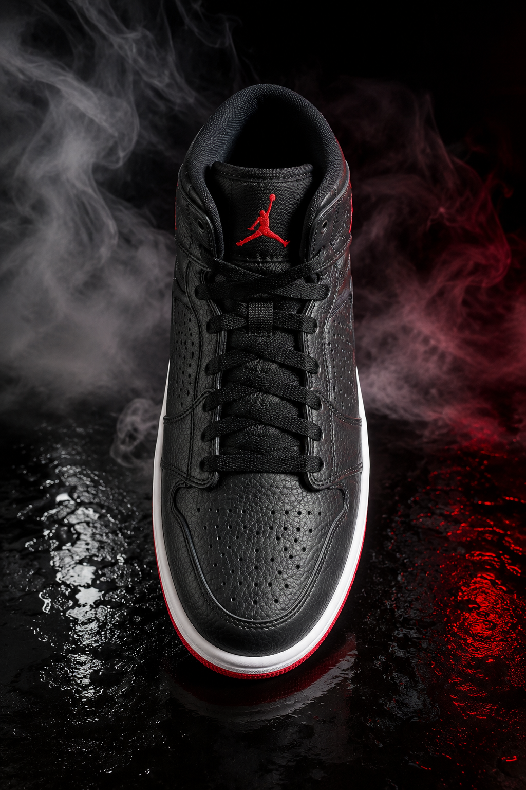 Jordan Access Basketball Shoes – Black / Gym Red / White