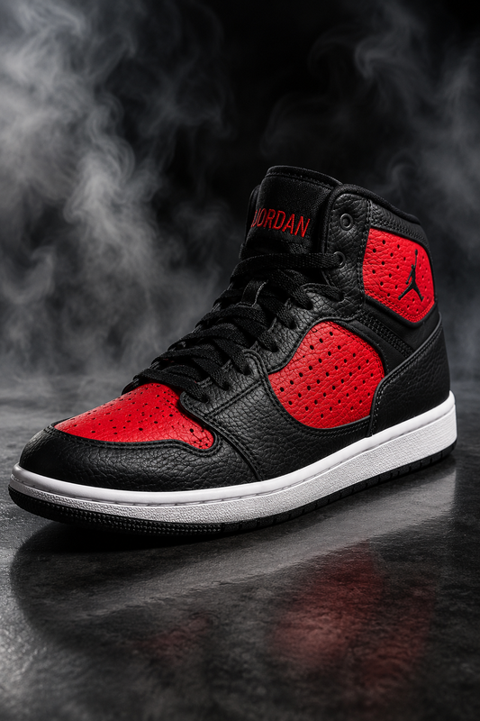 Jordan Access – Black / Gym Red / White