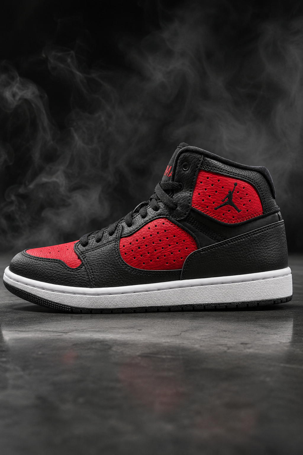 Jordan Access – Black / Gym Red / White