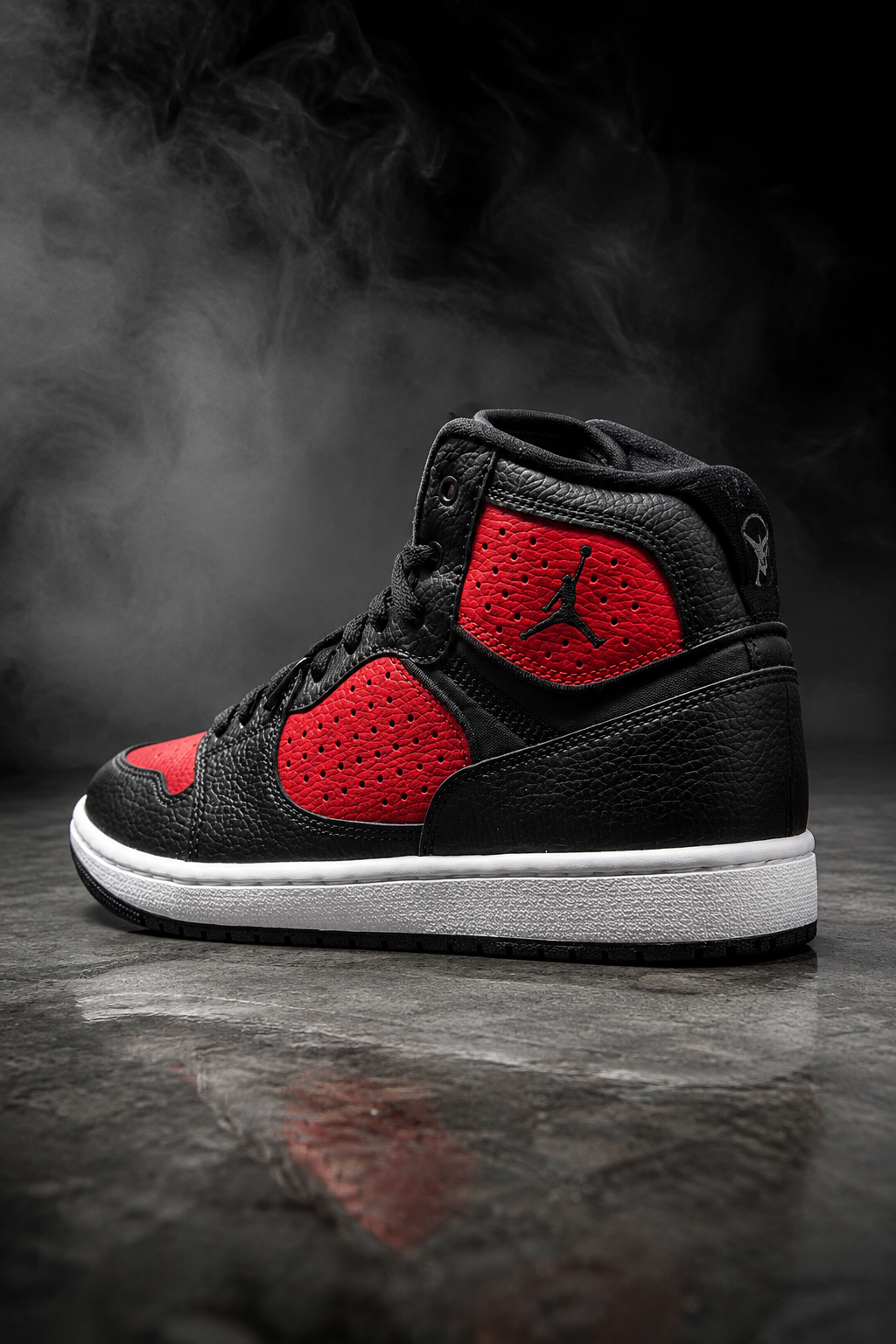 Jordan Access – Black / Gym Red / White
