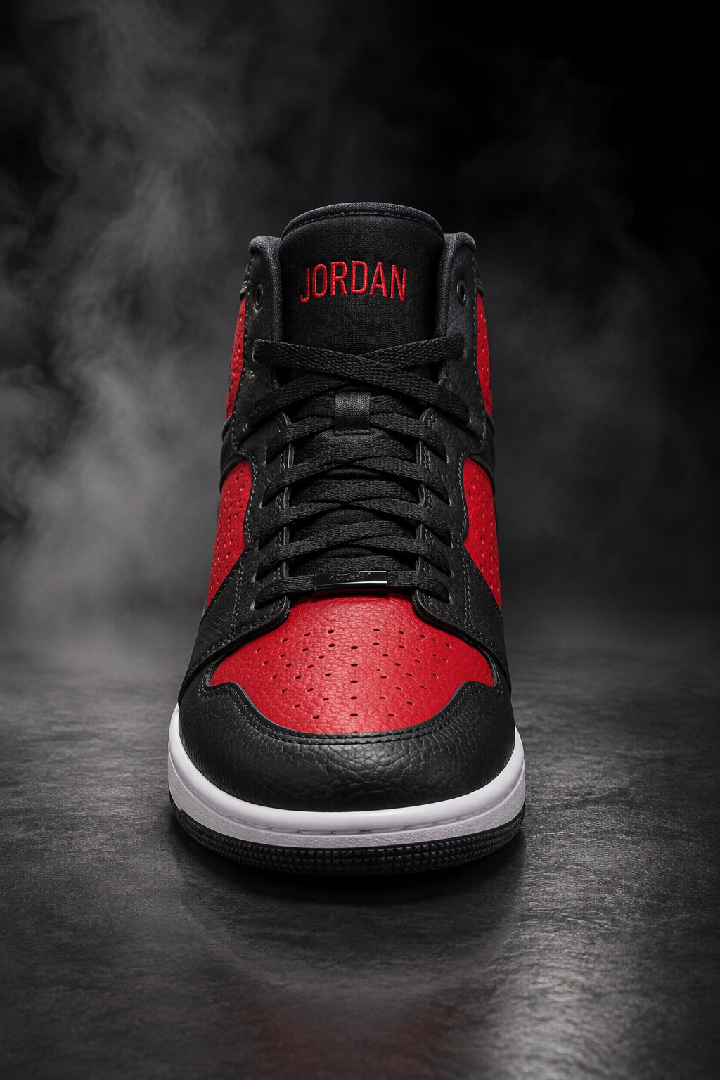 Jordan Access – Black / Gym Red / White