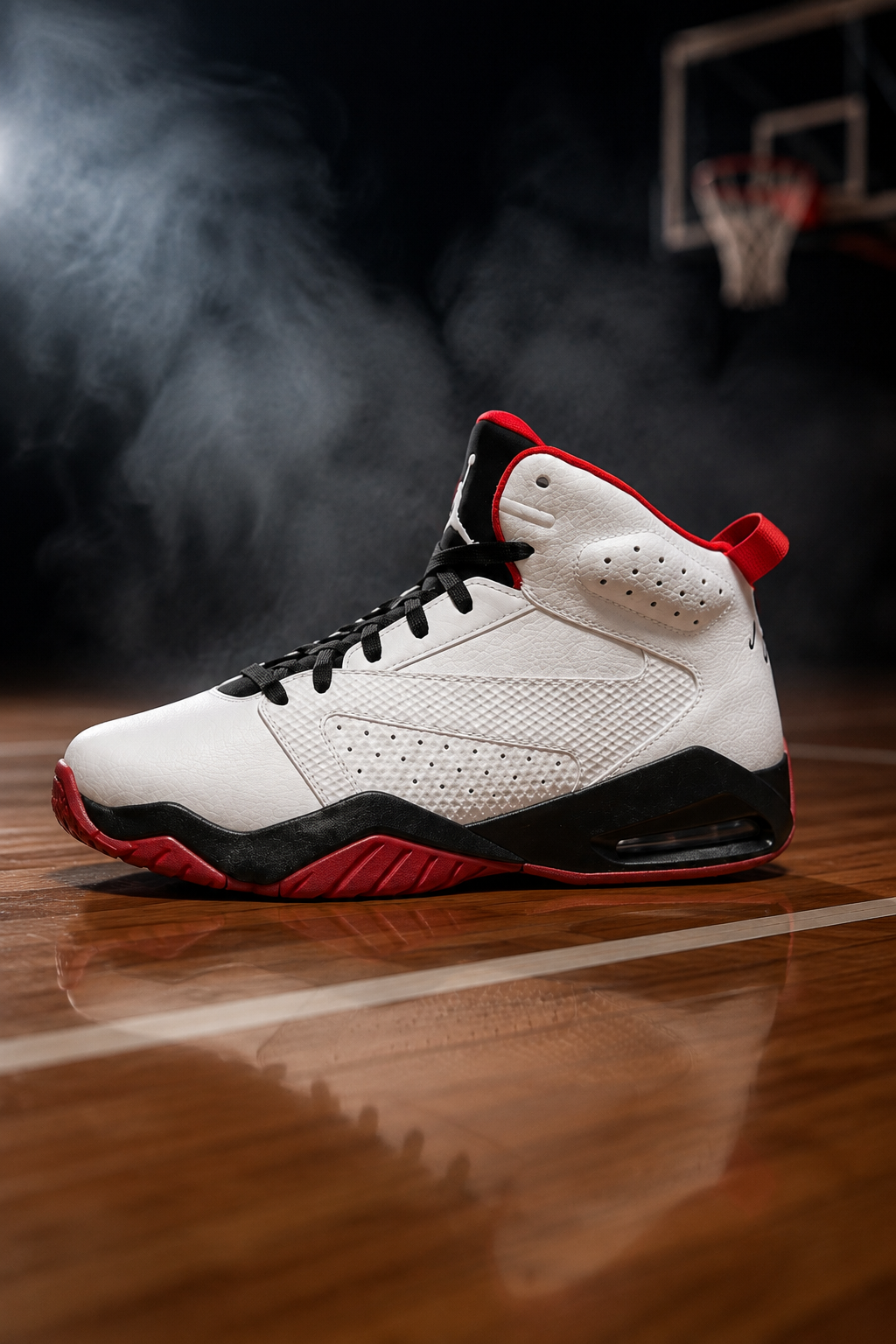 Jordan Lift Off – White / White / Black / Gym Red
