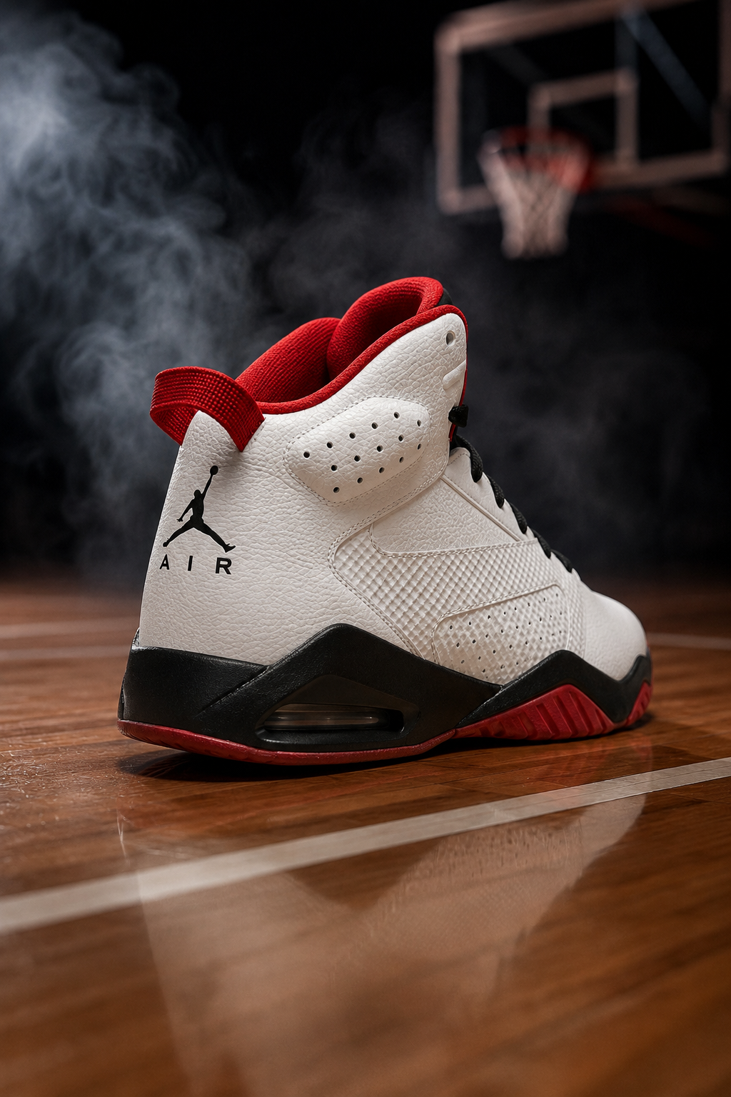 Jordan Lift Off – White / White / Black / Gym Red