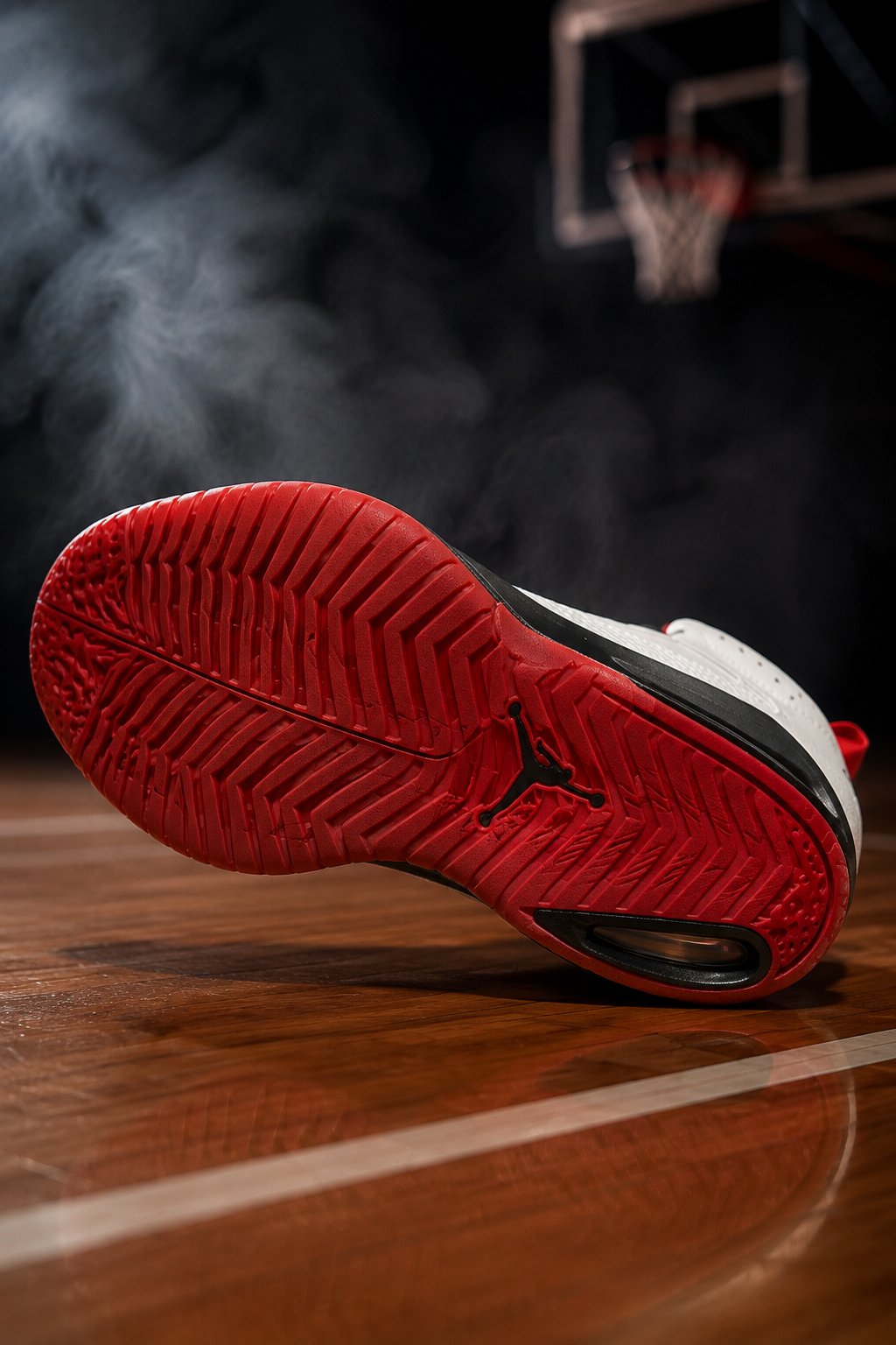 Jordan Lift Off – White / White / Black / Gym Red