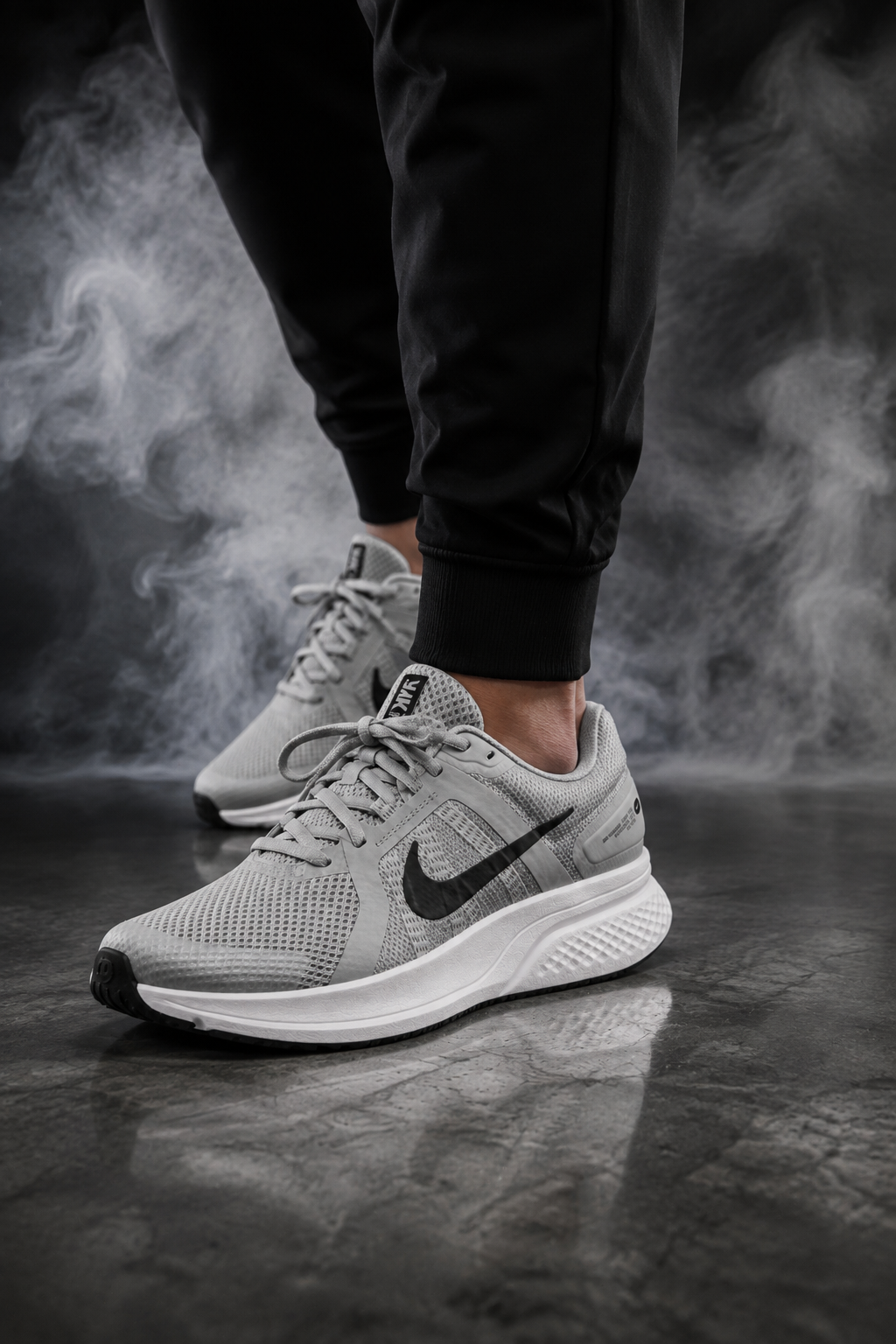 Nike Run Swift 2 Men's Running Shoes – Particle Grey / Black / White