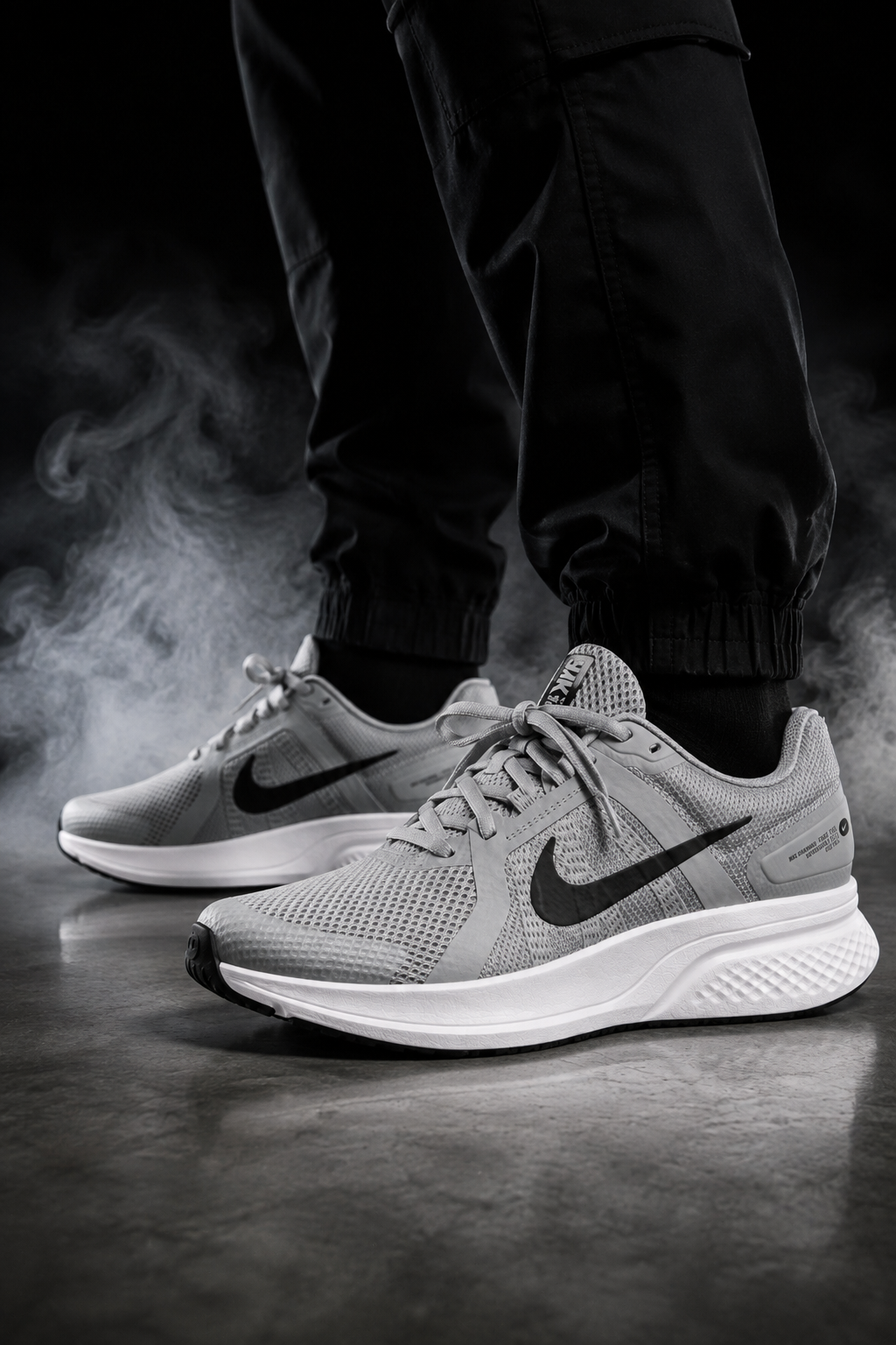 Nike Run Swift 2 Men's Running Shoes – Particle Grey / Black / White