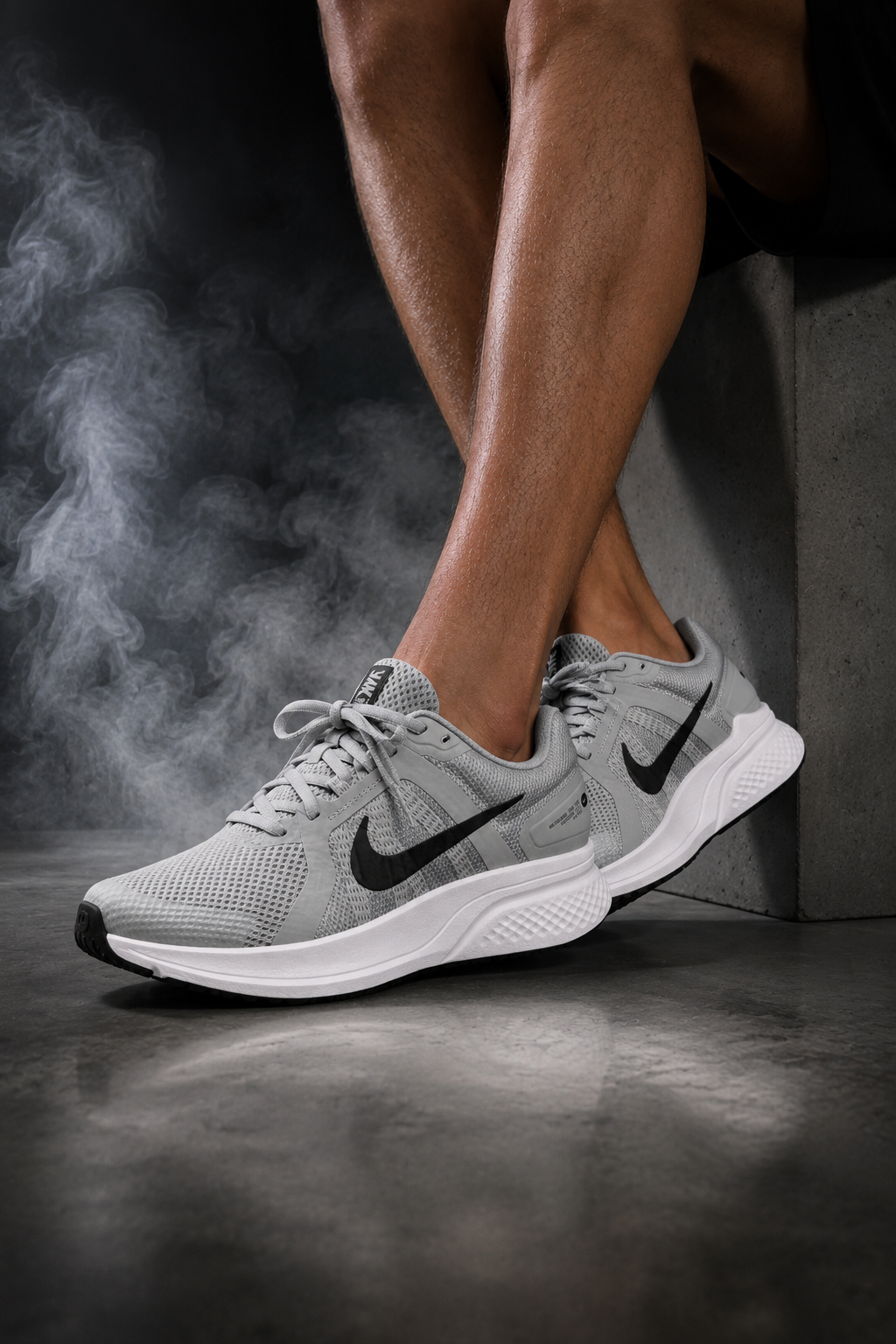 Nike Run Swift 2 Men's Running Shoes – Particle Grey / Black / White