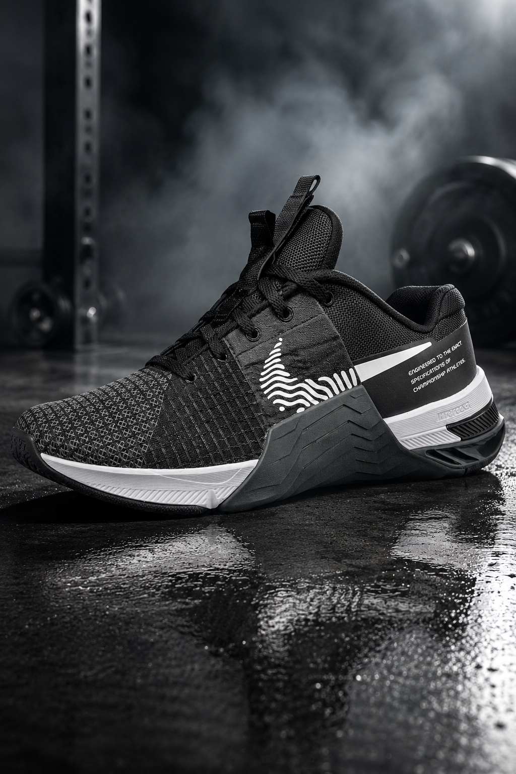 Nike Metcon 8 Training Shoes – Black / White / Dark Smoke Grey