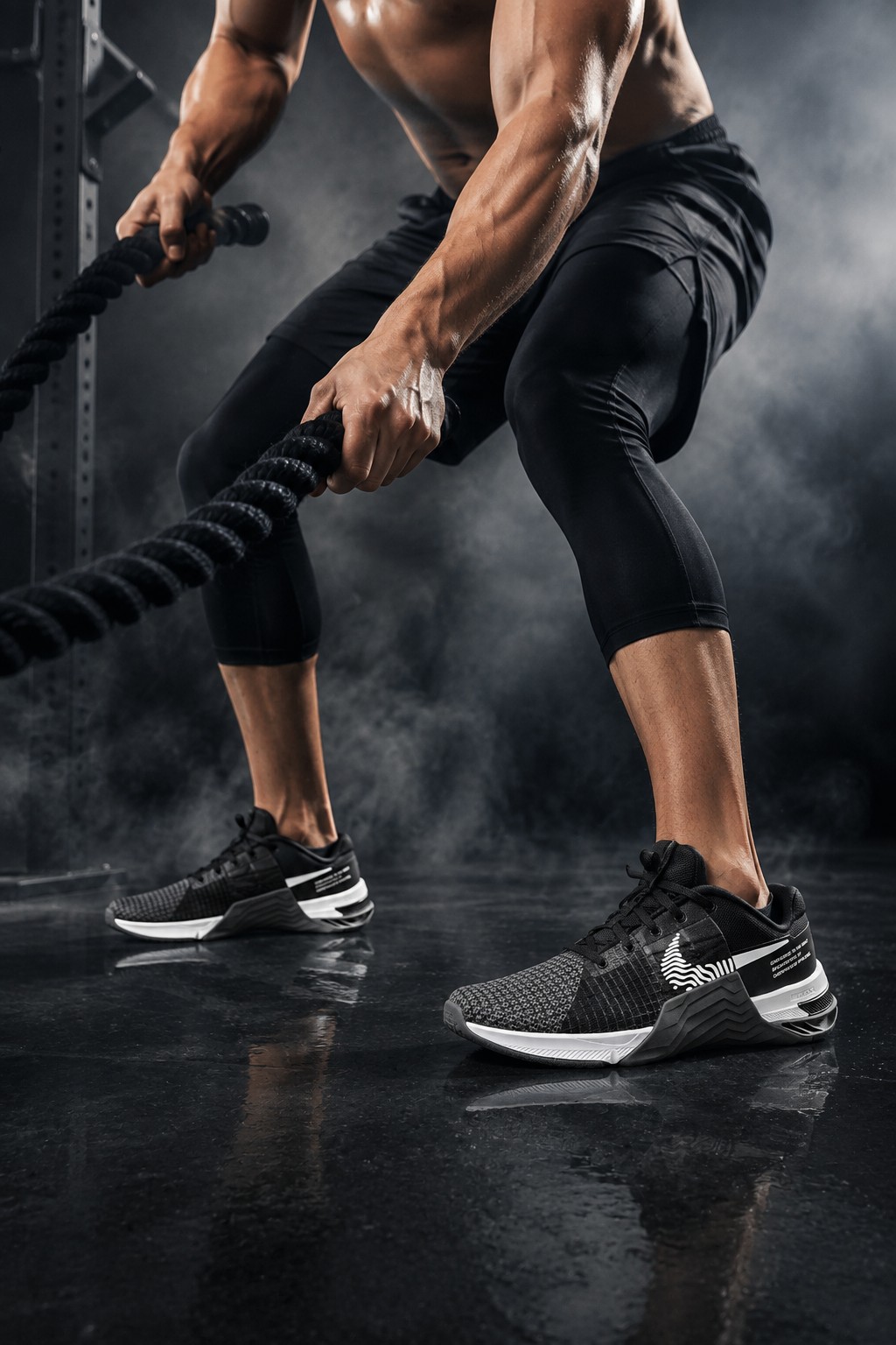 Nike Metcon 8 Training Shoes – Black / White / Dark Smoke Grey