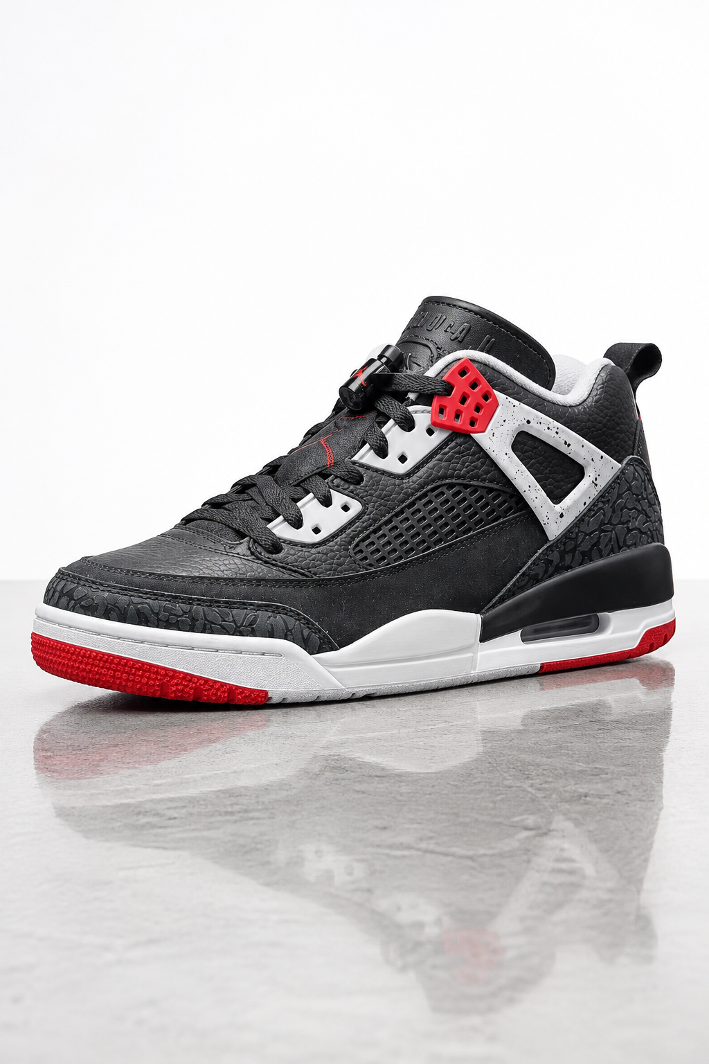 Jordan Spizike Low – Black / Gym Red / Wolf Grey / White