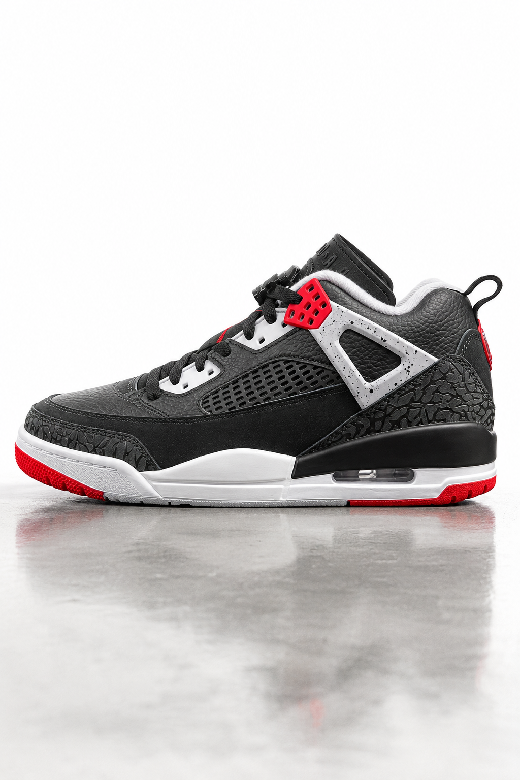 Jordan Spizike Low – Black / Gym Red / Wolf Grey / White