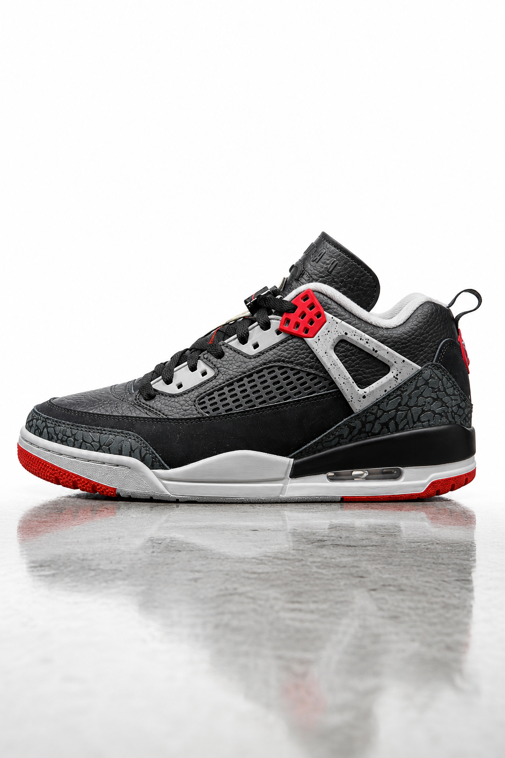 Jordan Spizike Low – Black / Gym Red / Wolf Grey / White