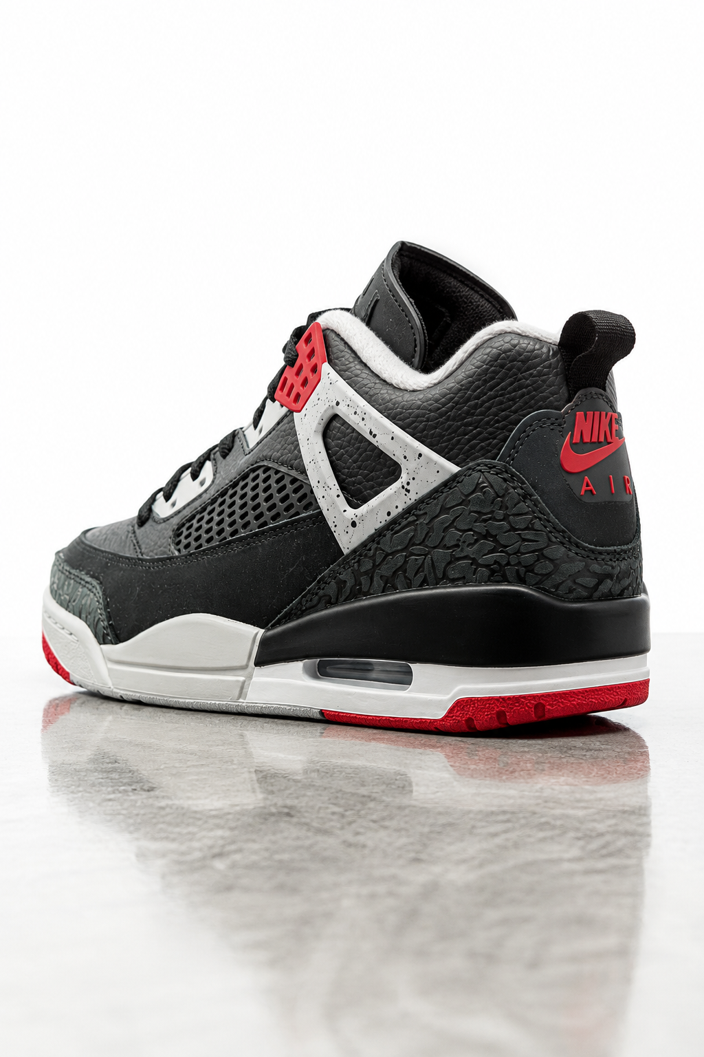 Jordan Spizike Low – Black / Gym Red / Wolf Grey / White