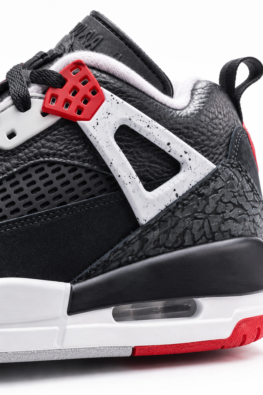 Jordan Spizike Low – Black / Gym Red / Wolf Grey / White