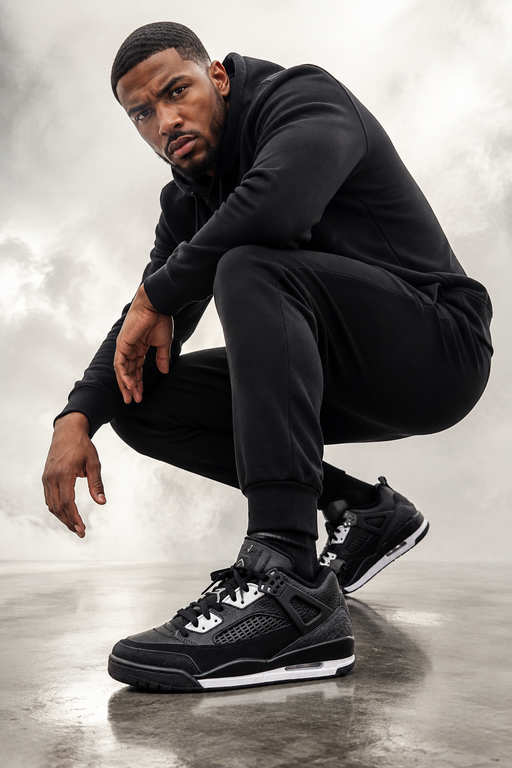Jordan Spizike Low – Black / White / Anthracite