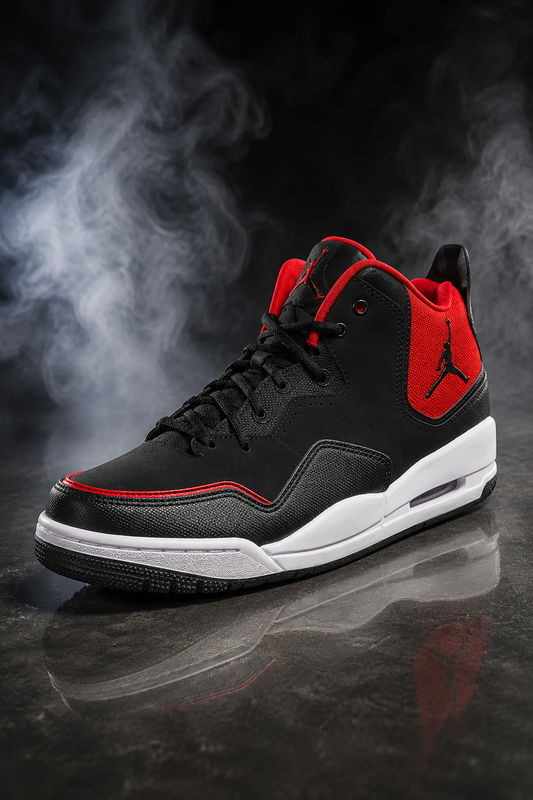 Jordan Courtside 23 – Black / Black / Gym Red / White