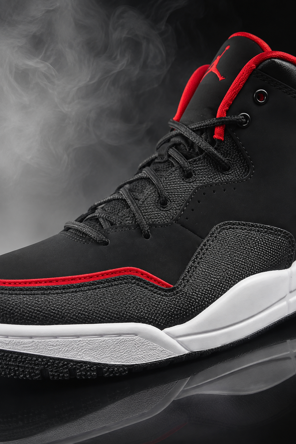 Jordan Courtside 23 – Black / Black / Gym Red / White