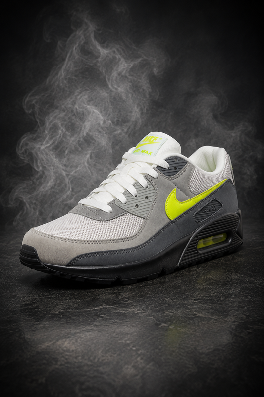 Nike Air Max 90 – Black / Neon Yellow / Anthracite