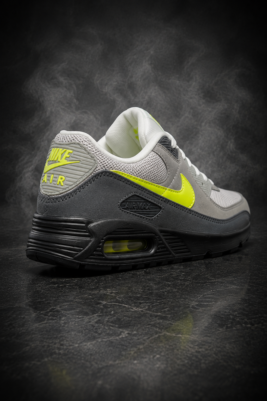 Nike Air Max 90 – Black / Neon Yellow / Anthracite