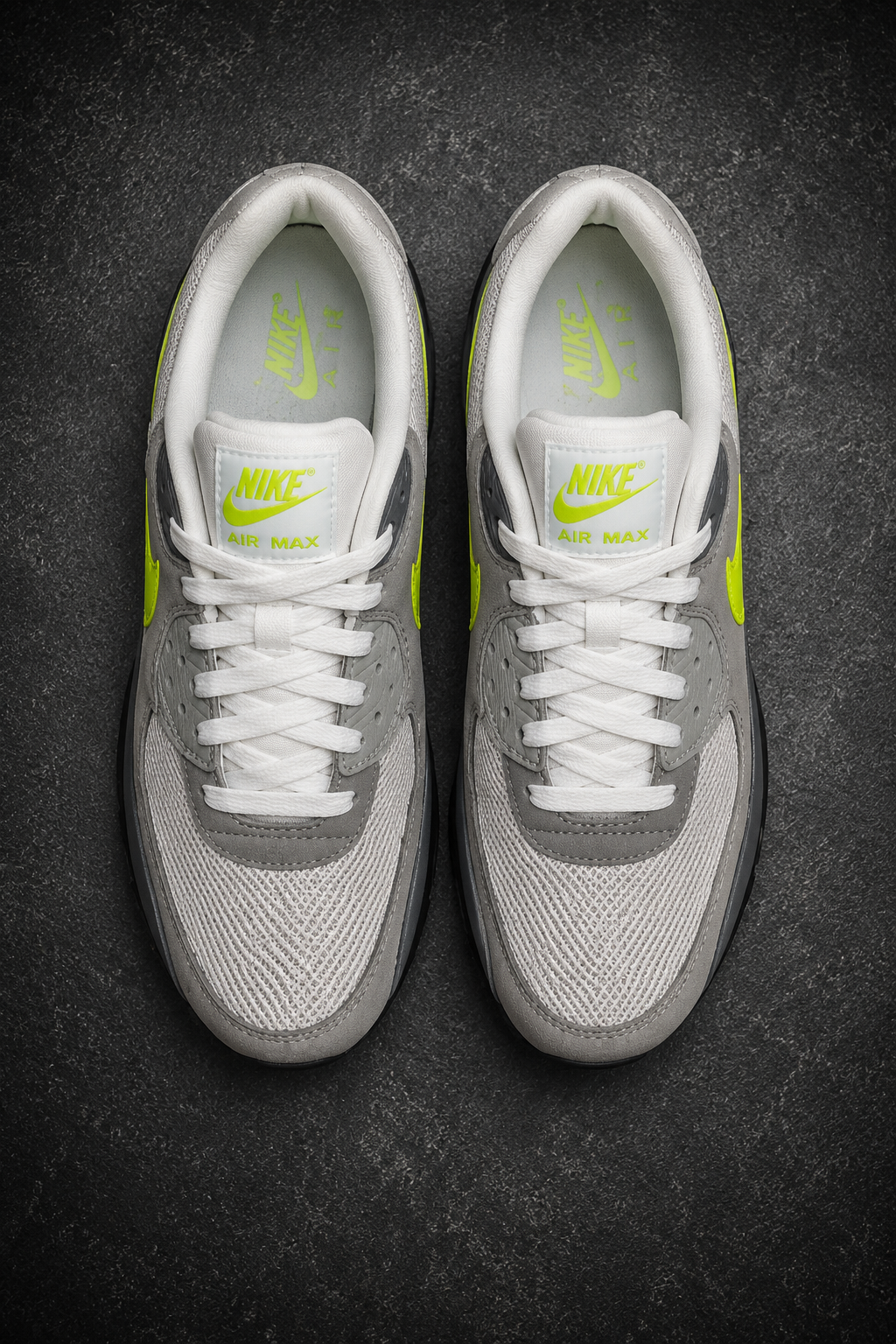 Nike Air Max 90 – Black / Neon Yellow / Anthracite