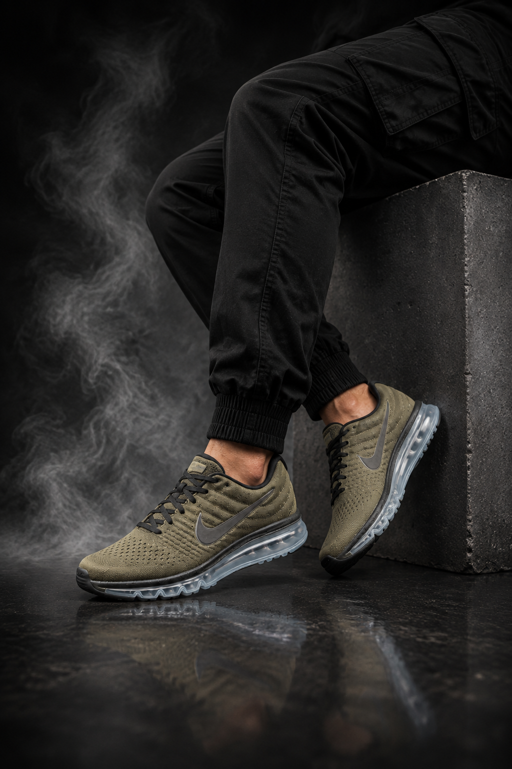 Nike Air Max 2017 Men's Shoes – Cargo Khaki / Black