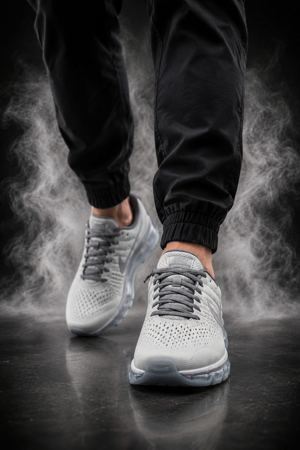 Nike Air Max 2017 Men's Shoes – White / Dark Grey / Wolf Grey