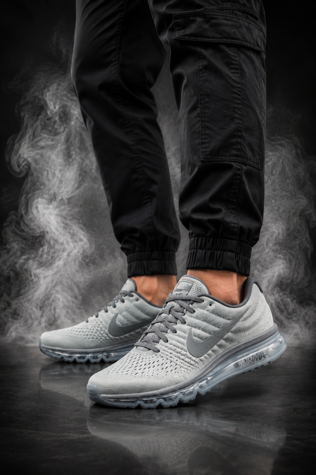 Nike Air Max 2017 Men's Shoes – White / Dark Grey / Wolf Grey