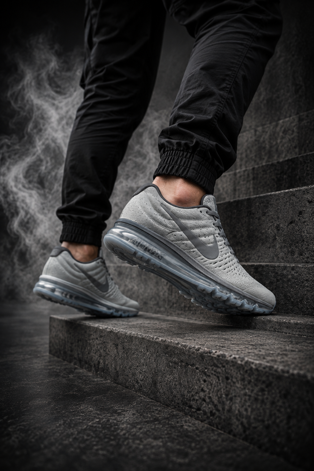 Nike Air Max 2017 Men's Shoes – White / Dark Grey / Wolf Grey