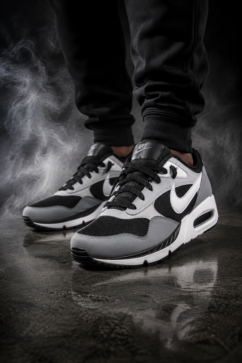 Nike Air Max Correlate Men's Shoes – Black / White / Cool Grey